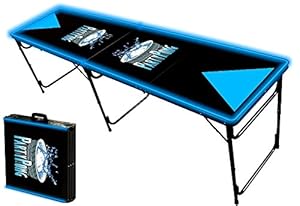 8-Foot Professional Beer Pong Table w/ Glow Lights - Party Pong Logo