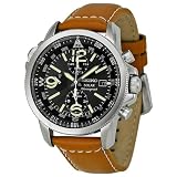 Seiko Solar Chronograph Compass Black Dial Mens Watch SSC081