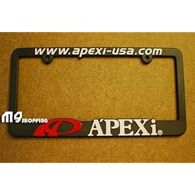 APEXi License Plate Frame Available from these sellers