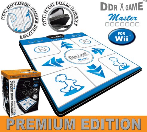 Wii Dance Pad Premium Edition Deluxe Non-Slip