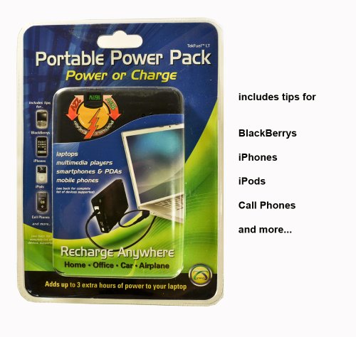 Symtek TF200 Portable Power Pack for Laptops, Mobile Phones, and Media Players