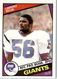 1984 Topps # 321 Lawrence Taylor New York Giants Football Card - Shipped In Protective Screwdown Display Case!
