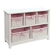 Classic White Bookshelf (Baskets Not Included)