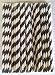 Paper Straws Pack of 50 in Sealed Bag - Black Stripe Drinking Straws