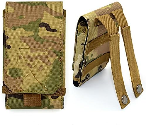 Katloo Tactical Canvas Lightweight iPhone 6+ Phone Pouch Case Waist Bag with Belt Loop for iPhone 6 Plus iPhone 6S Plus 5.5''