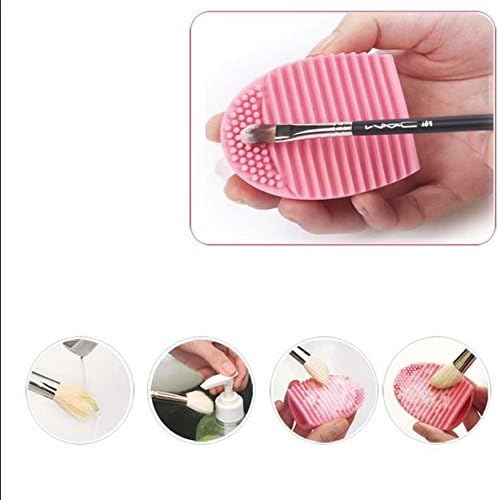 KisKis - Silicone cosmetic Makeup brush egg Cleaning tool (1, Pink)