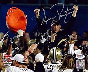 Sean Payton Autographed Photo - 8x10 Id #77099 - PSA/DNA Certified - Autographed NFL Photos
