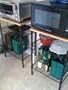Chrome Microwave Cart