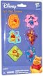 Disney Winnie the Pooh and Friends 6 Count Erasers (1 Set)