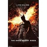 Batman: The Dark Knight Rises - Movie Poster (Regular Style / A Fire Will Rise) (Size: 24" x 36")