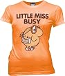 Junk Food Little Miss Busy Orange Juniors/Ladies T-Shirt Tee