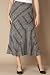 Bold Stripe Mid Length Skirt