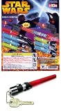 4 Star Wars Mini Light-Up Lightsaber or Blaster Keychain Holder (One Random Figure)