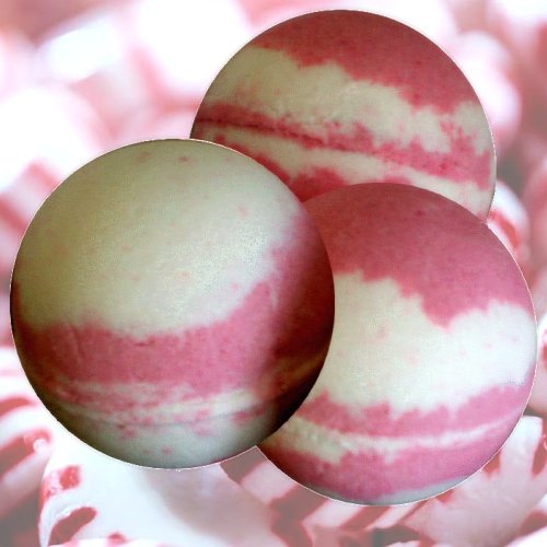 Bath Bomb Candy Cane