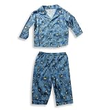 Faded Glory - Infant And Toddler Boys Long Sleeve Pajamas, Blue