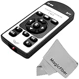 IR Wireless Remote Control For Nikon D7000 D5100 D5000 D3000 L3 Pentax K-X K7 K100D Canon Rebel T3i 600D Kiss X5 + MagicFiber Microfiber Cleaning Cloth