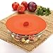 Rachael Ray Accessories 3-Piece Top This! Suction Lid Set, Orange
