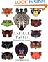 Animal Faces: 15 Punch-Out Animal Masks