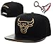 Set of CDG Plus Chicago Bulls Hardwood Classics Snapback Hat with Keychain