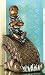 Praying Boy On A Stone Bridge Doorstop Statuary