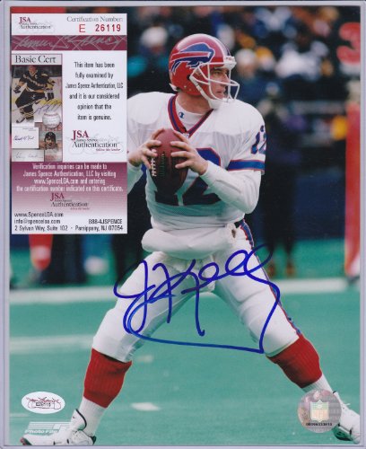JIM Kelly Buffalo Bills Hof Signed Autographed Photo Coa + Hologram Jsa Coa