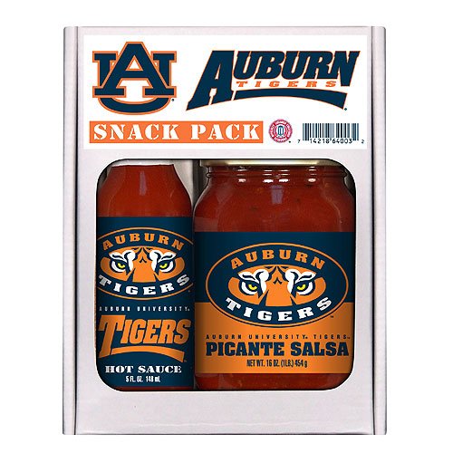 Auburn Tigers NCAA Snack Pack by Hot Sauce Harry