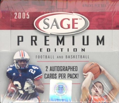 2005 Sage Premium Football & Basketball Hobby Box
