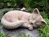Steinfigur Gartenfigur Katze Mietze Katzen Tierfigur terracotta