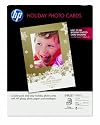 HP Holiday Photo Cards, 5x7, 20 Sheets With Envelopes (SD724A)