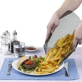 Planit Products Cookamesh Quicka Chips Basket BLMB334