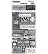 Reminisce Signature Series Sport Stickers-Volleyball Quote