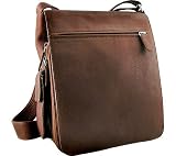 Osgoode Marley Men s Small Vertical Messenger Leather Bag