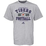 adidas Clemson Tigers Ash Gut Check Football Practice T-shirt