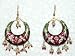 Lakh Earrings-indian Costume Handmade Imitation Bridal Wedding Fashion Lakh / Lac Kundan Jewellery, Mogul Interior