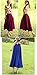 Promithi Women's Bohemian Maxi Cotton Connect Color Striped Long Skirt Ballet Dress