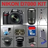 Nikon D7000 DSLR Camera Kit with 18-55mm f/3.5-5.6G VR AF-S DX Nikkor Lens  ....