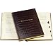 Crocodile Leather Tabbed Wine Journal, 9 Inch, Brown