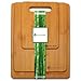 Bamboo Cutting Board Set - 3-piece Small, Medium, and Large Strong Bamboo Wood Cutting Boards with Handle by Premium Bamboo