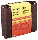 3M 9281NA 4-Inch x 24-Inch Medium Grit Power Sanding Belt