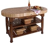 John Boos & Co. American Heritage Collection Harvest Table 60x30x4-in.