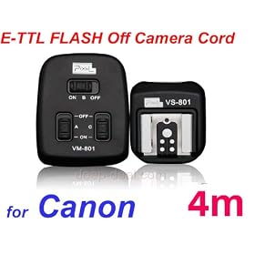 4M PIXEL RF-801 E-TTL FLASH Off Camera Cord for Canon OC-E3 OCE3