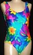 Missy Swimsuit Basic UBack - RoyalFloral