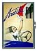 Fiat Italy Vintage Car Poster ID Holder, Cigarette Case or Wallet: MADE IN USA!