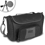 FlexWall Organization Portable CAMERA / CAMCORDER Carrying Case for Samsung SMX-F40, SMX-F44, SMX-C20, SMX-C24 Series and More Camcorders! ***Includes Brush Air and Mini Tripod