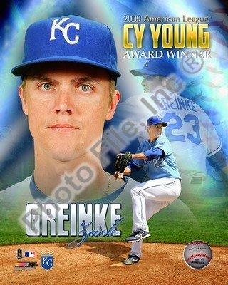 Zack Greinke Kansas City Royals 2009 AL Cy Young 8x10 Photo