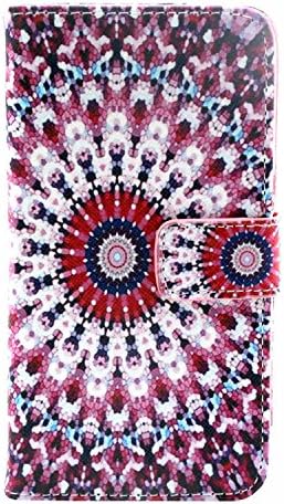 Mococase Samsung S6 Case, S6 Flip Case, New Stylish Pu Leather Stand Wallet Slim Protector Case Cover[colored Drawing Pattern] for Samsung Galaxy S6