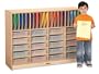 Jonti-Craft 78240JC Homework Station with Clear Trays