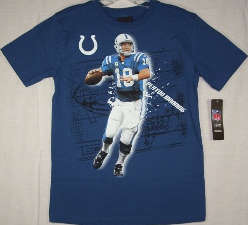 Peyton Manning Indianapolis Colts Reebok Youth Player Image T-Shirt