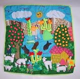 Review  A307 / Amazing Andean Arpillera Hand-made A307