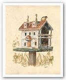 Birdhouse Collection III de Barbie White Tirages d'Art Poster